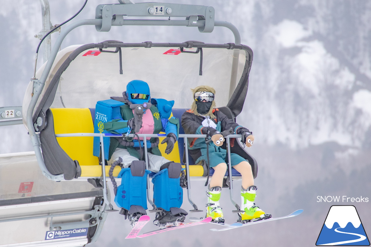 札幌国際スキー場｜山頂の積雪は、300cm！連日の春スキー＆スノーボード日和から一転、今日は冬が帰ってきました♪